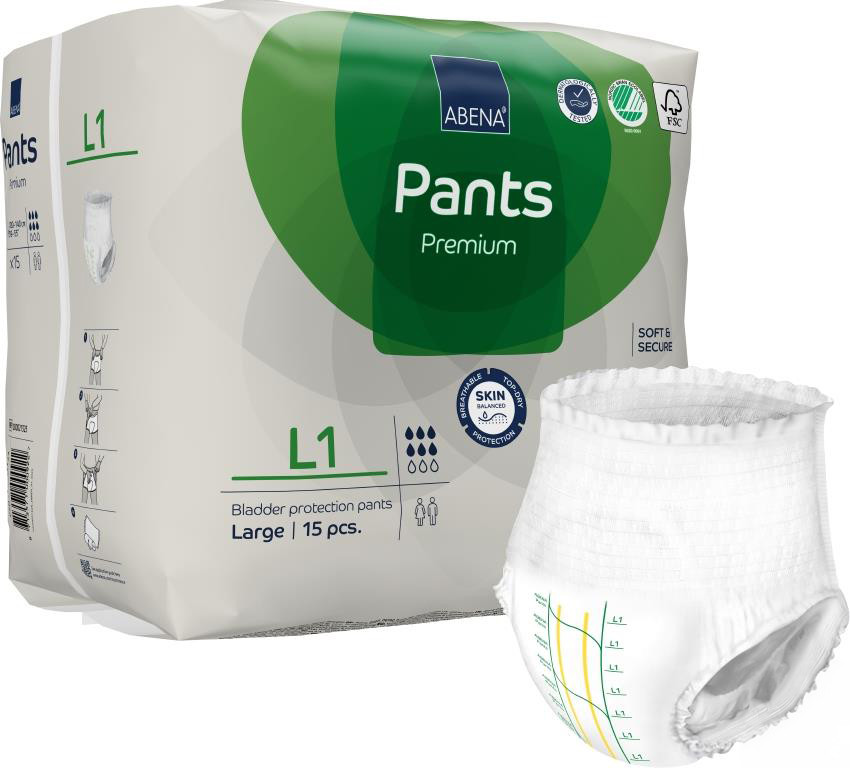 Abena Pants Premium 1 majtki chłonne unisex dla osób dorosłych